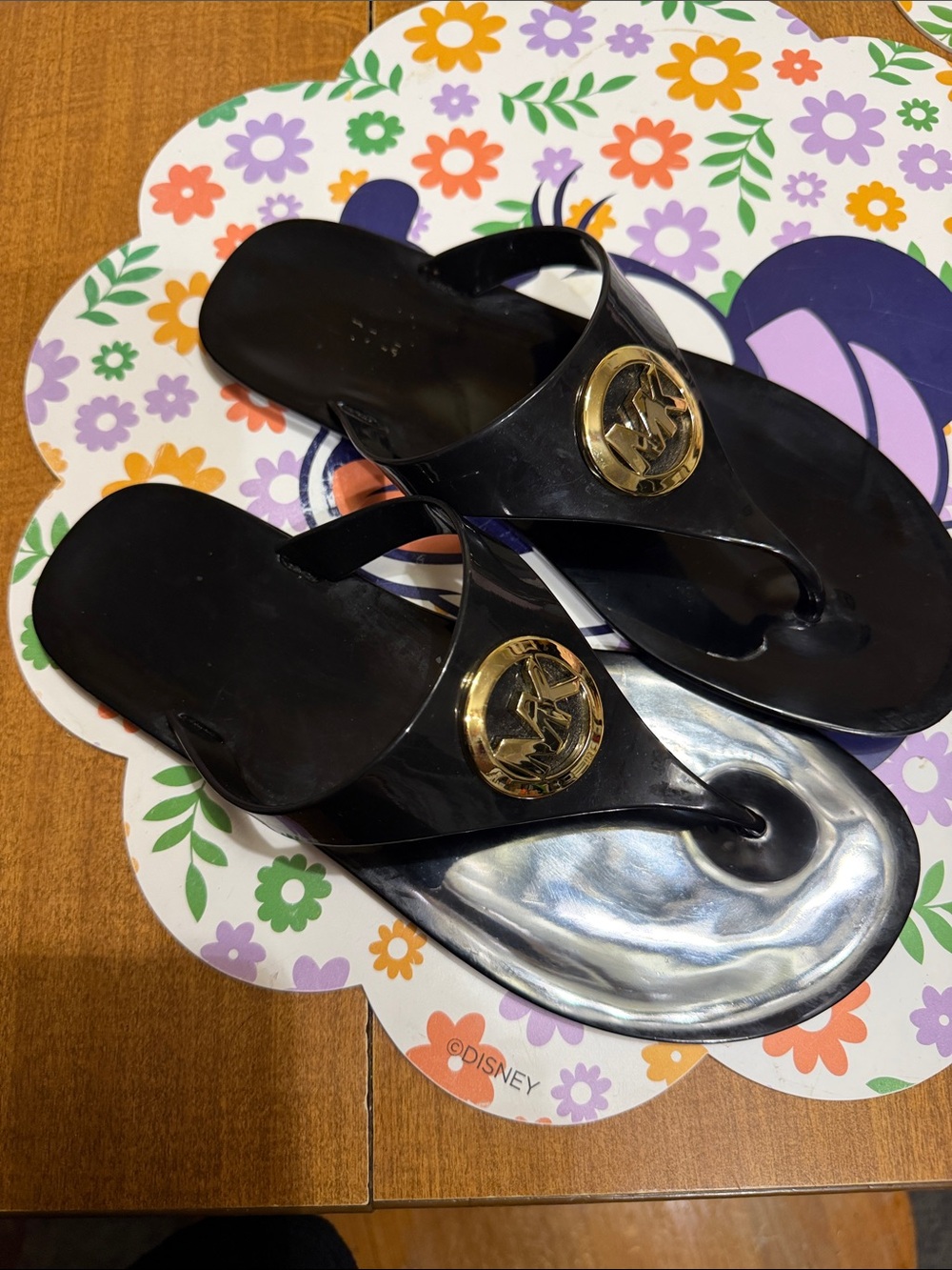 Michael Kors Lillie Jelly Thong Sandals sz 8 - Picture 4 of 6